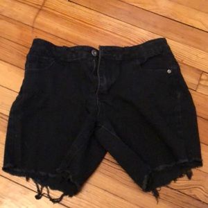 black faded glory shorts